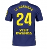 Maglie da calcio Atletico Madrid Robin Le Normand #24 Seconda Maglia 2025-26 Manica Corta